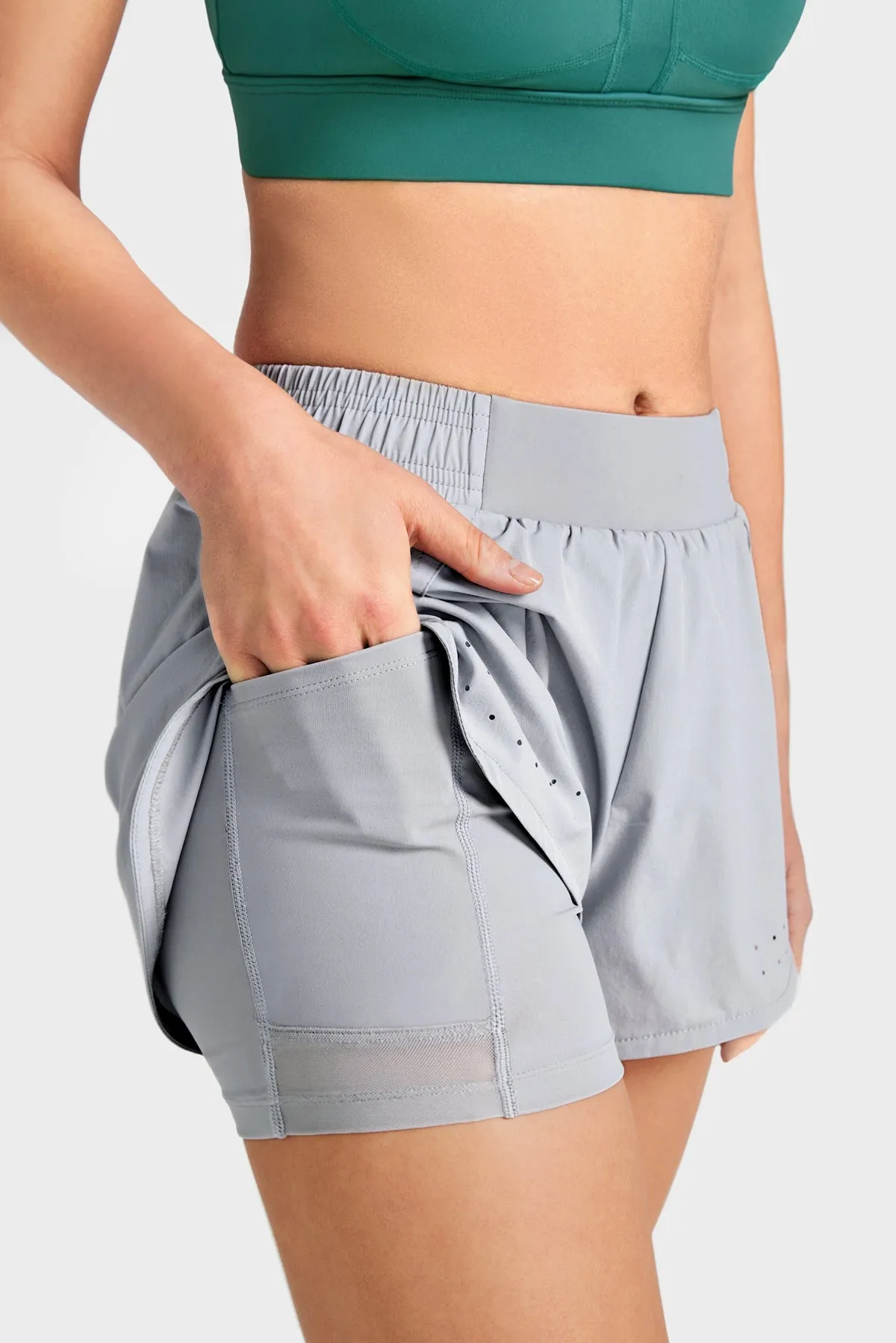 2-in-1 Low-Rise Lined Short