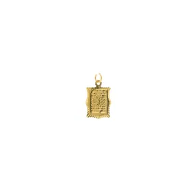 22K Gold Quran Ayah Pendant