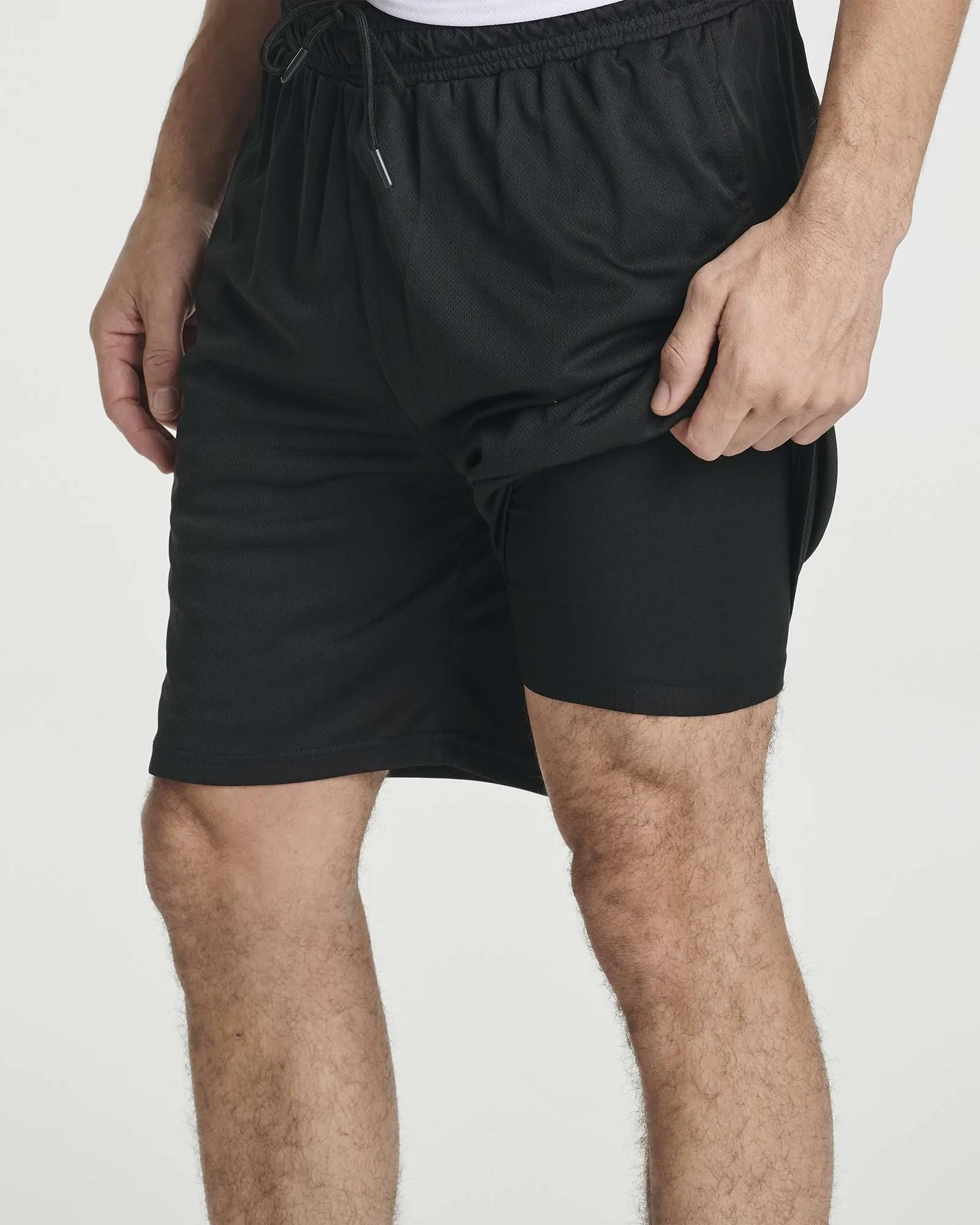 3 Pack: Men's 2-in-1 7 Running Shorts with Compression Liner (Available in Big & Tall)