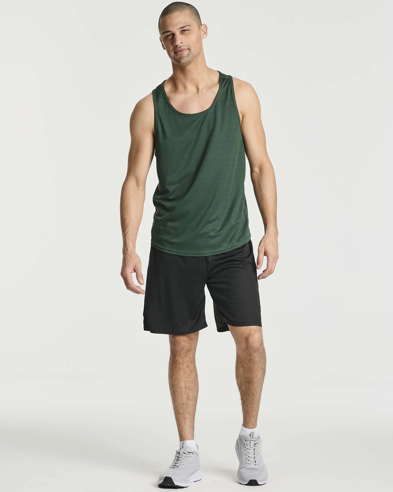 3 Pack: Men's 2-in-1 7 Running Shorts with Compression Liner (Available in Big & Tall)