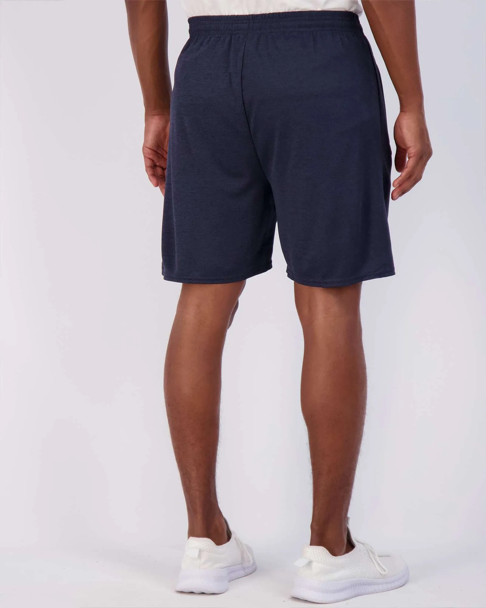 4 Pack: 7 Athletic Running Quick Dry Mesh Shorts with Zipper Pockets (Available In Big & Tall)