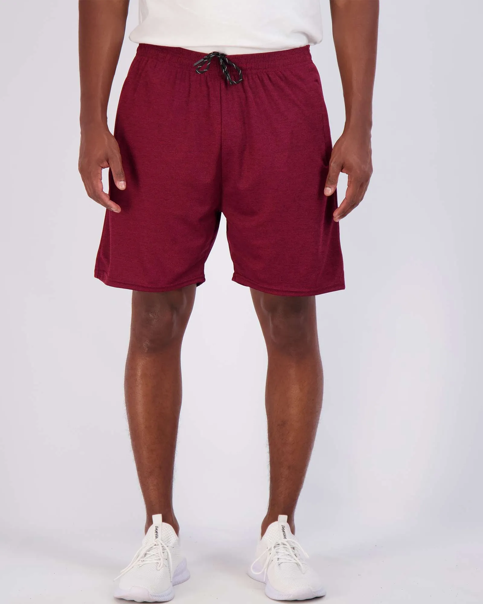 4 Pack: 7 Athletic Running Quick Dry Mesh Shorts with Zipper Pockets (Available In Big & Tall)