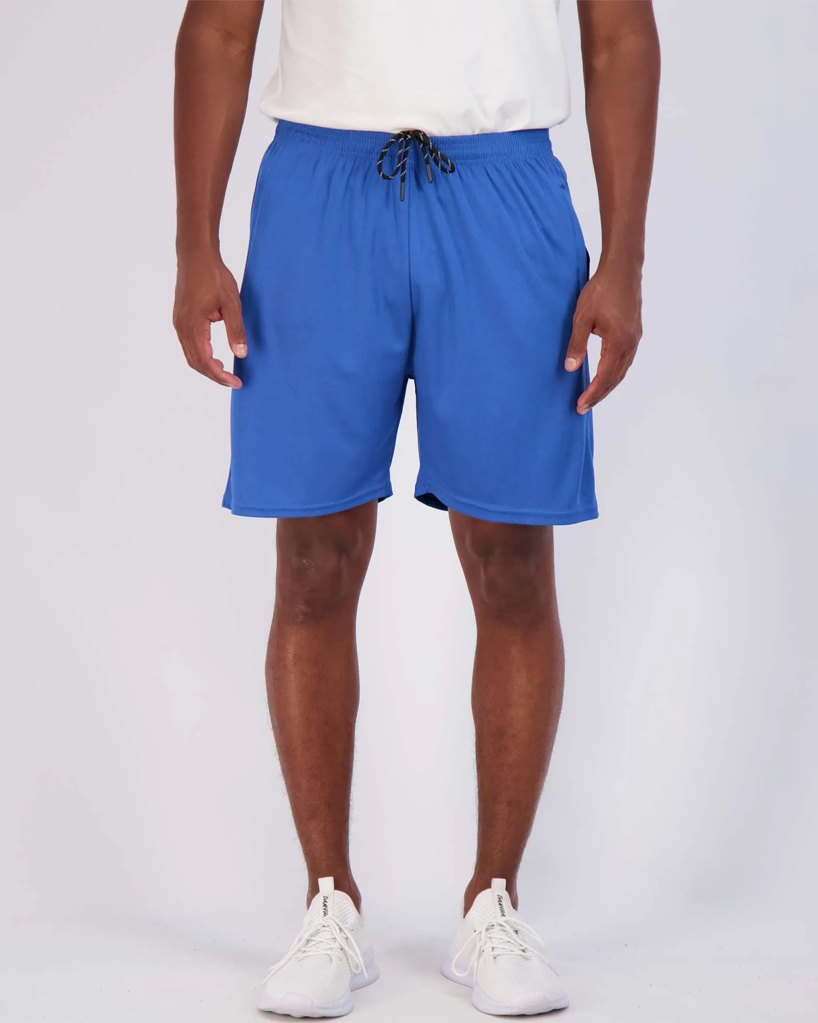 4 Pack: 7 Athletic Running Quick Dry Mesh Shorts with Zipper Pockets (Available In Big & Tall)