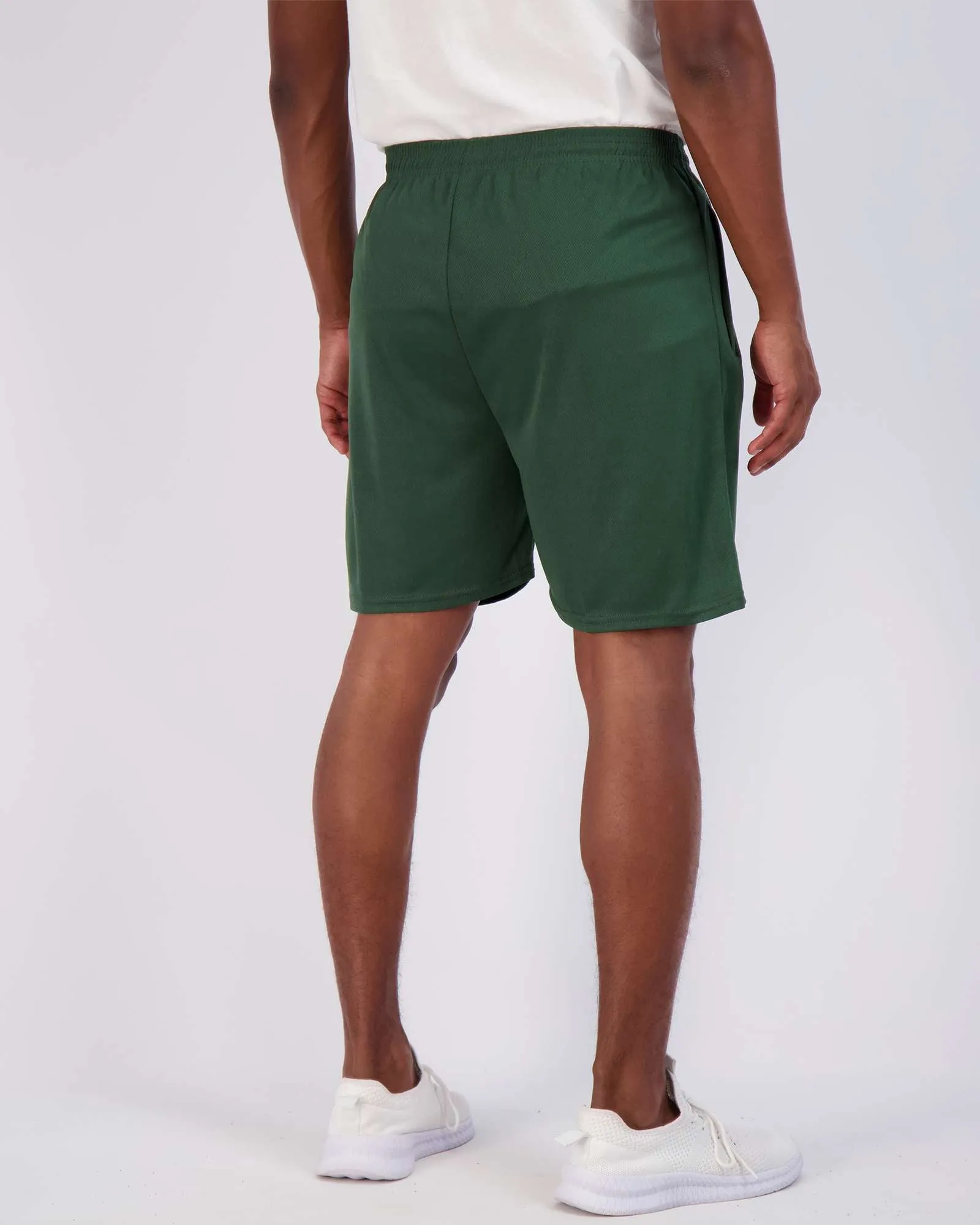 4 Pack: 7 Athletic Running Quick Dry Mesh Shorts with Zipper Pockets (Available In Big & Tall)