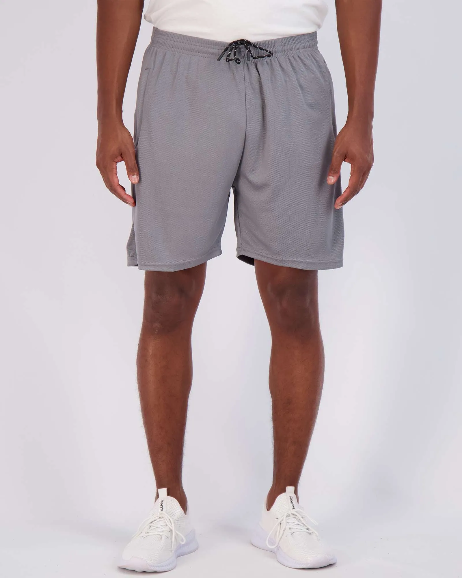 4 Pack: 7 Athletic Running Quick Dry Mesh Shorts with Zipper Pockets (Available In Big & Tall)