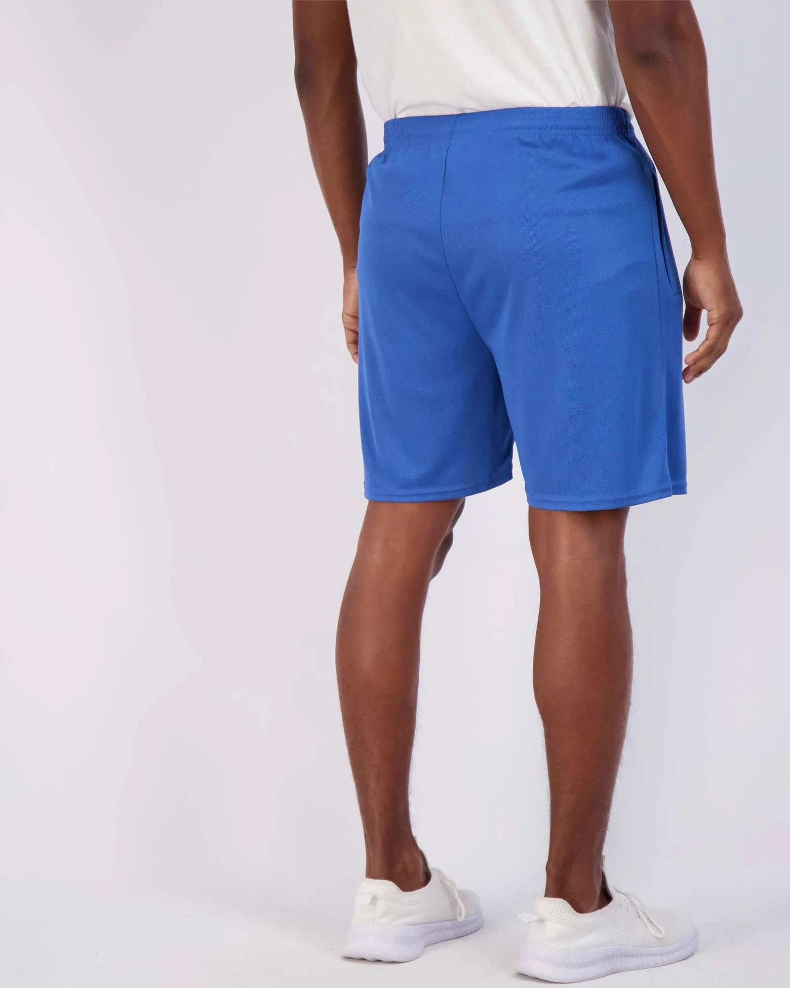 4 Pack: 7 Athletic Running Quick Dry Mesh Shorts with Zipper Pockets (Available In Big & Tall)