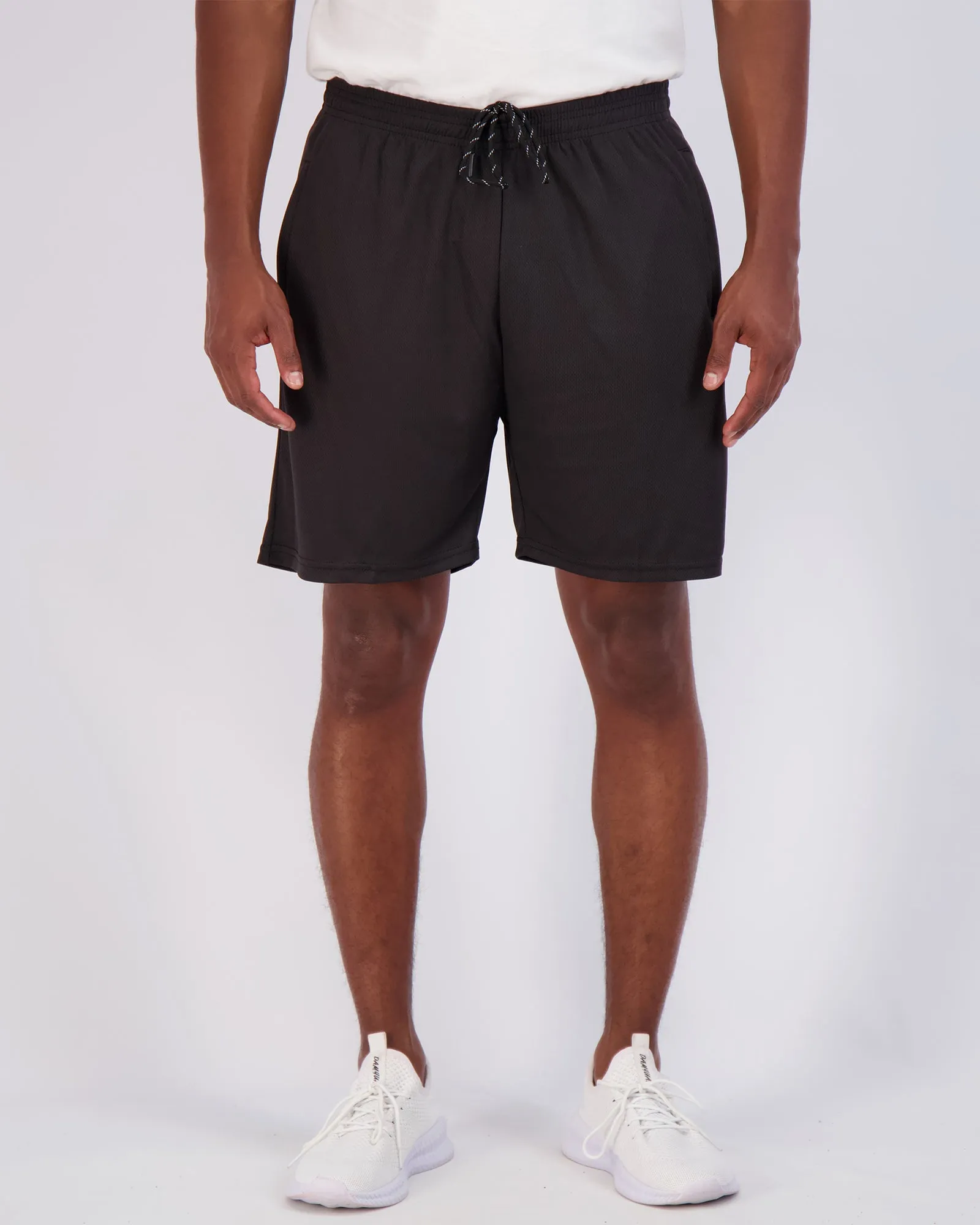 4 Pack: 7 Athletic Running Quick Dry Mesh Shorts with Zipper Pockets (Available In Big & Tall)