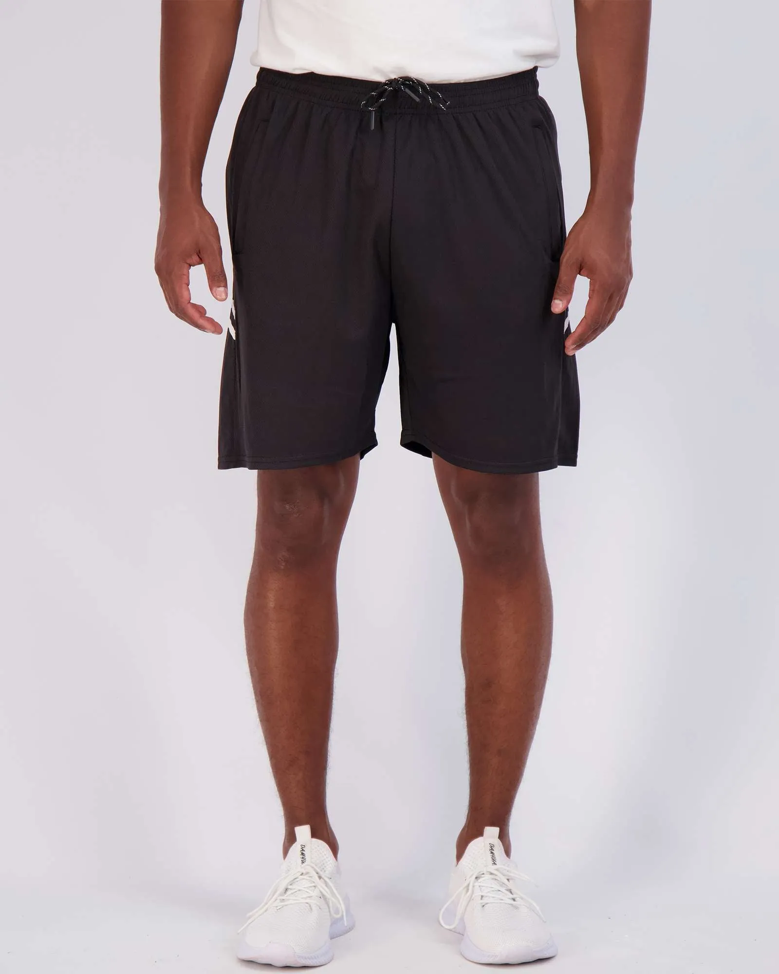 4 Pack: 7 Athletic Running Quick Dry Mesh Shorts with Zipper Pockets (Available In Big & Tall)