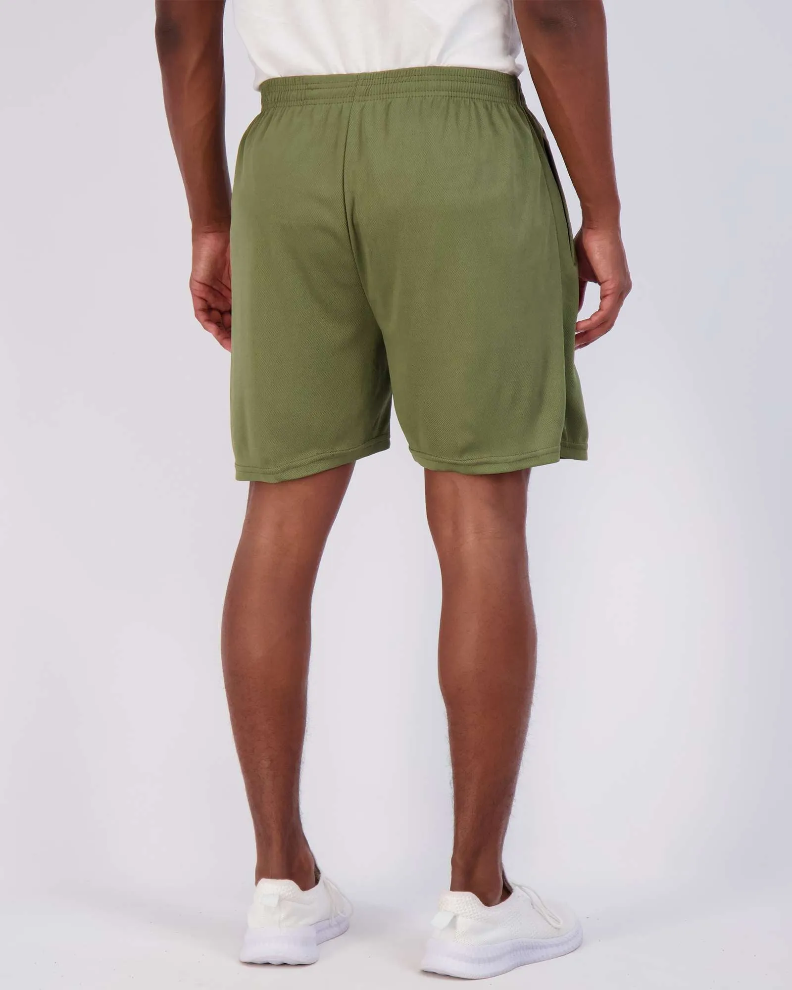 4 Pack: 7 Athletic Running Quick Dry Mesh Shorts with Zipper Pockets (Available In Big & Tall)