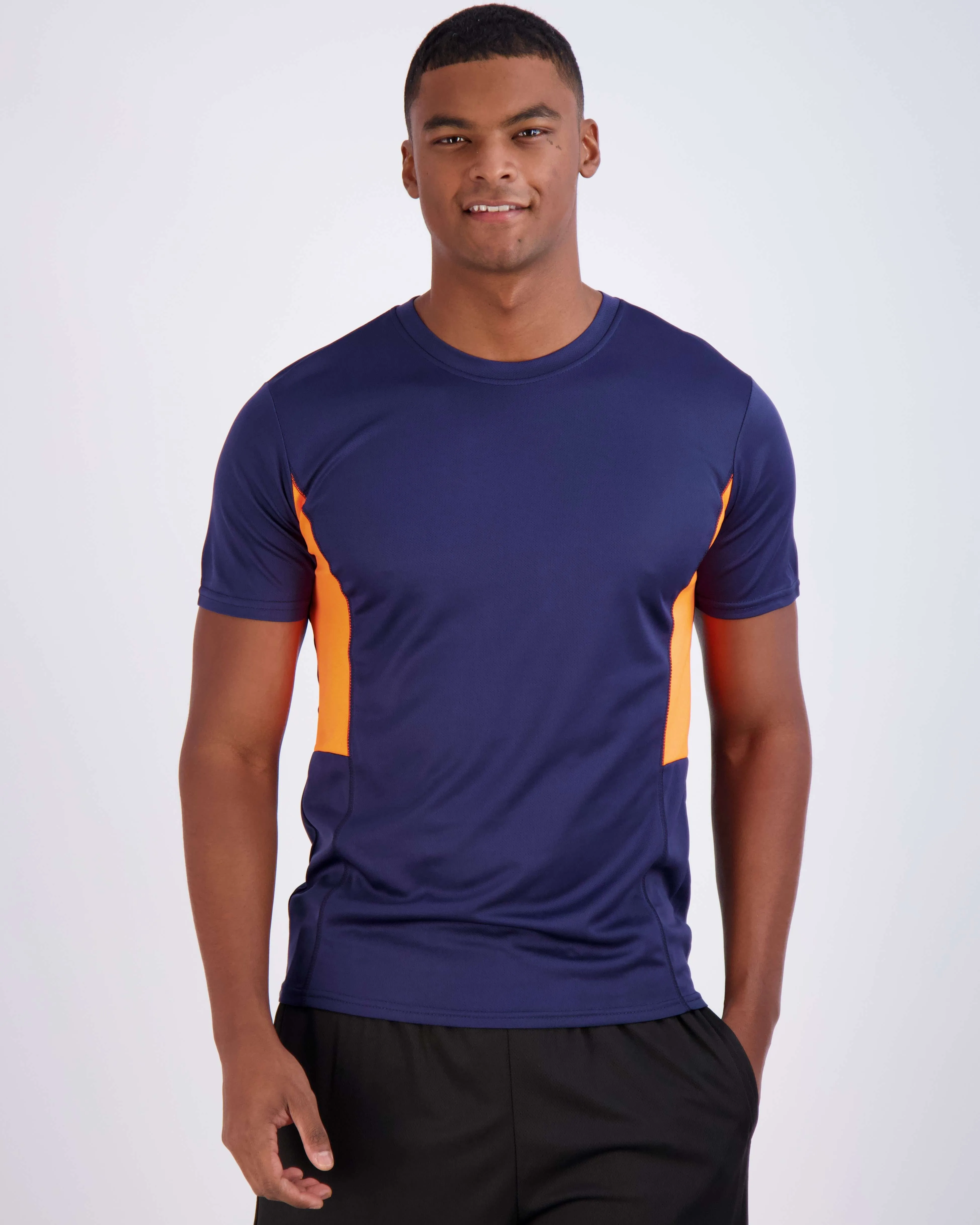 5 Pack: Men’s Active Quick Dry Mesh Crew Neck T Shirts Athletic Short Sleeve Tee (Available In Big & Tall)