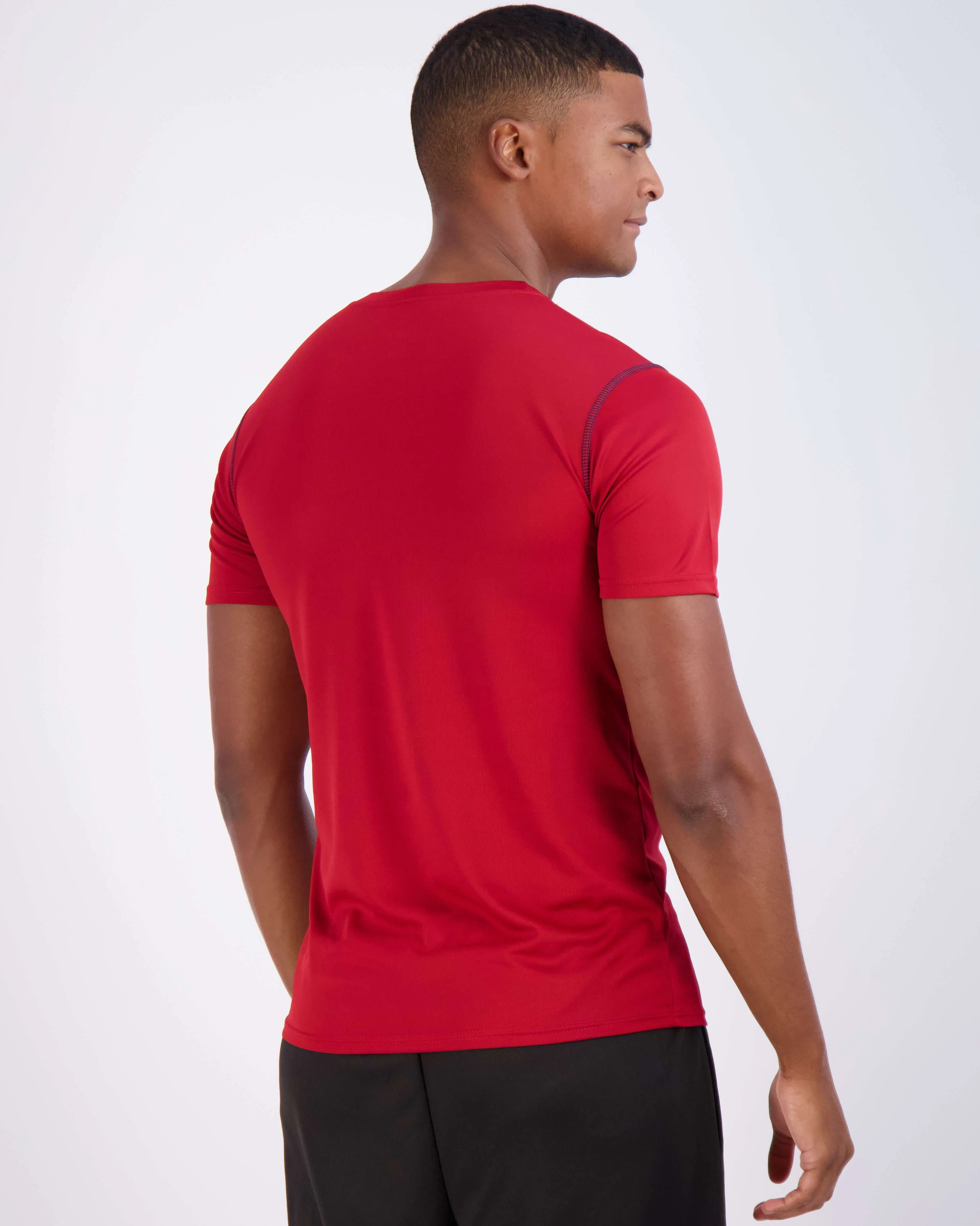 5 Pack: Men’s Active Quick Dry Mesh Crew Neck T Shirts Athletic Short Sleeve Tee (Available In Big & Tall)