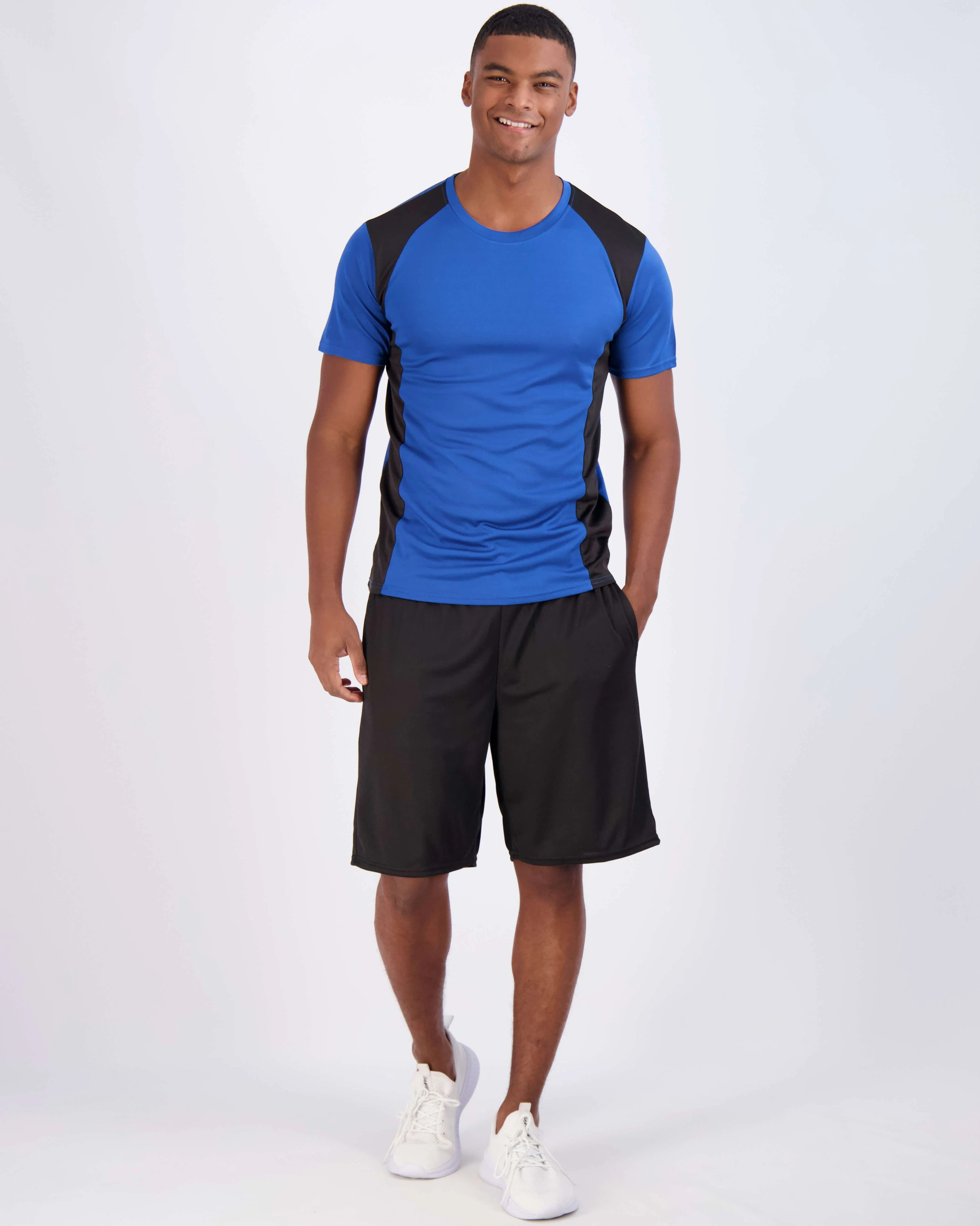 5 Pack: Men’s Active Quick Dry Mesh Crew Neck T Shirts Athletic Short Sleeve Tee (Available In Big & Tall)