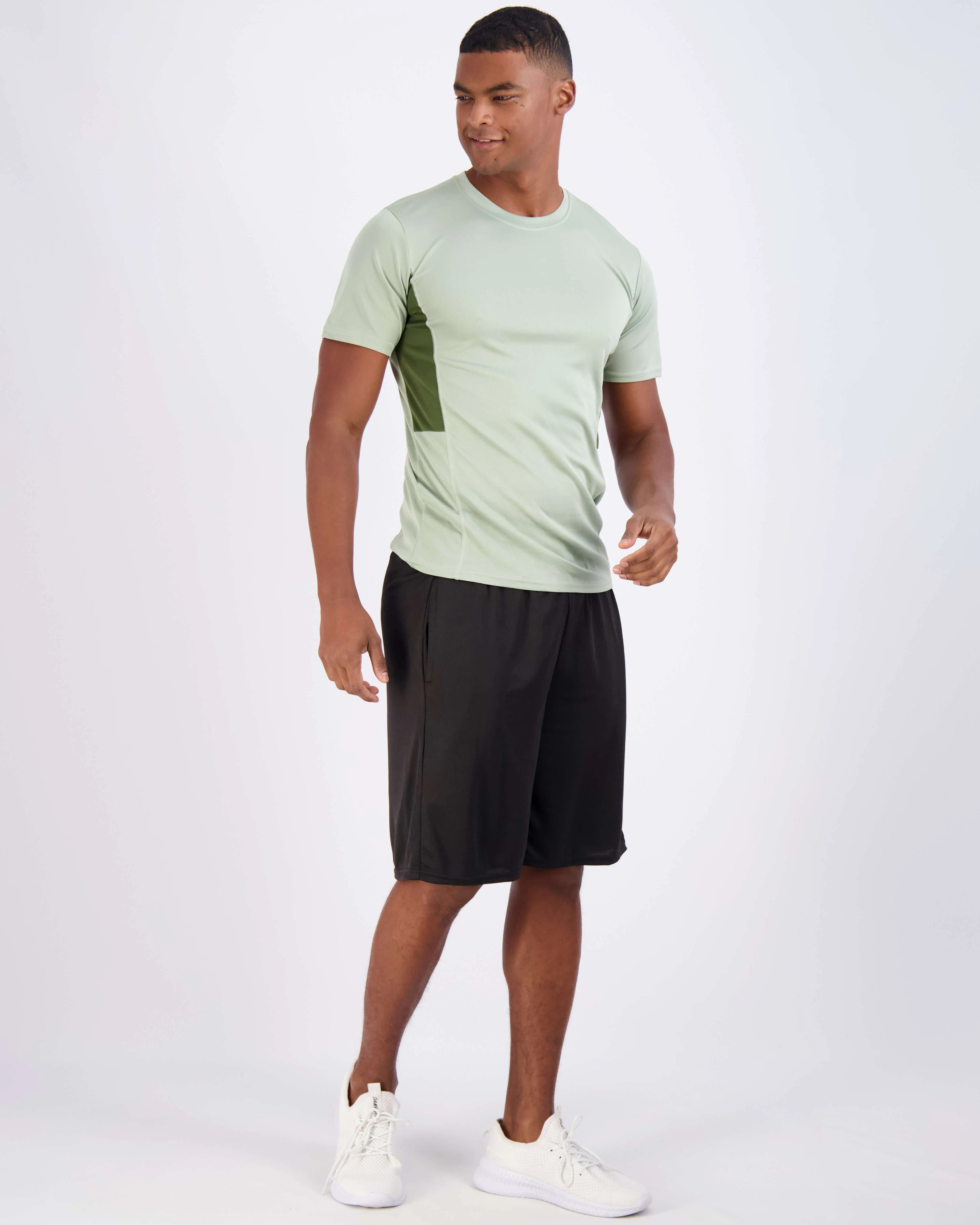 5 Pack: Men’s Active Quick Dry Mesh Crew Neck T Shirts Athletic Short Sleeve Tee (Available In Big & Tall)