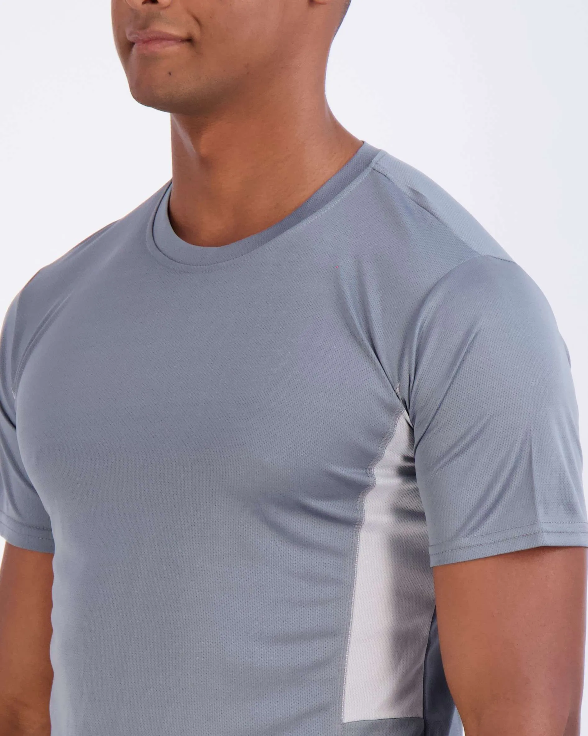 5 Pack: Men’s Active Quick Dry Mesh Crew Neck T Shirts Athletic Short Sleeve Tee (Available In Big & Tall)