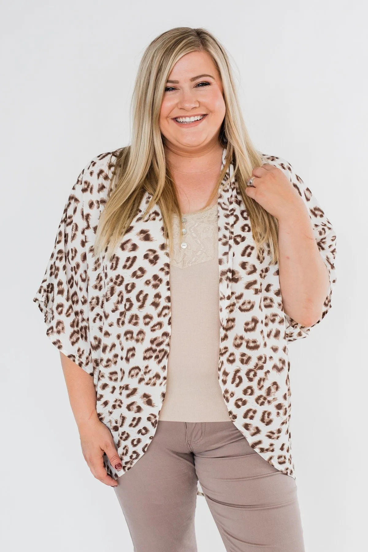 A Wild Journey Leopard Kimono