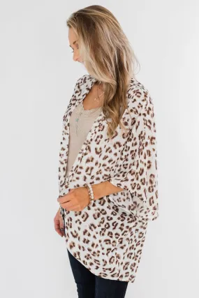 A Wild Journey Leopard Kimono