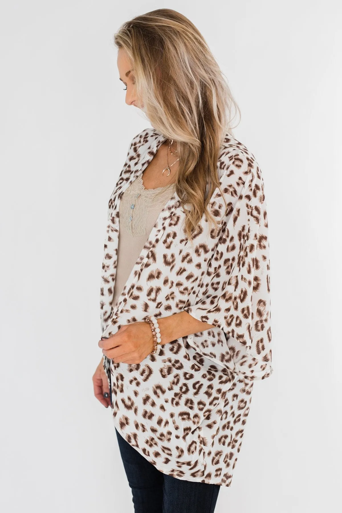 A Wild Journey Leopard Kimono