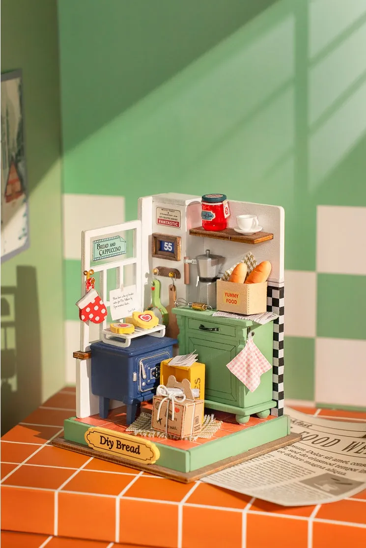 Afternoon Baking Time DIY Miniature House Kit