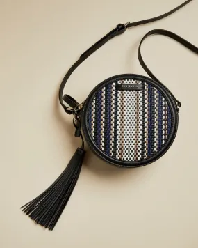 Amara Circular Tassel Detail Shoulder Bag - Women's|-|Sac bandoulière rond avec pampille Armara - Femme