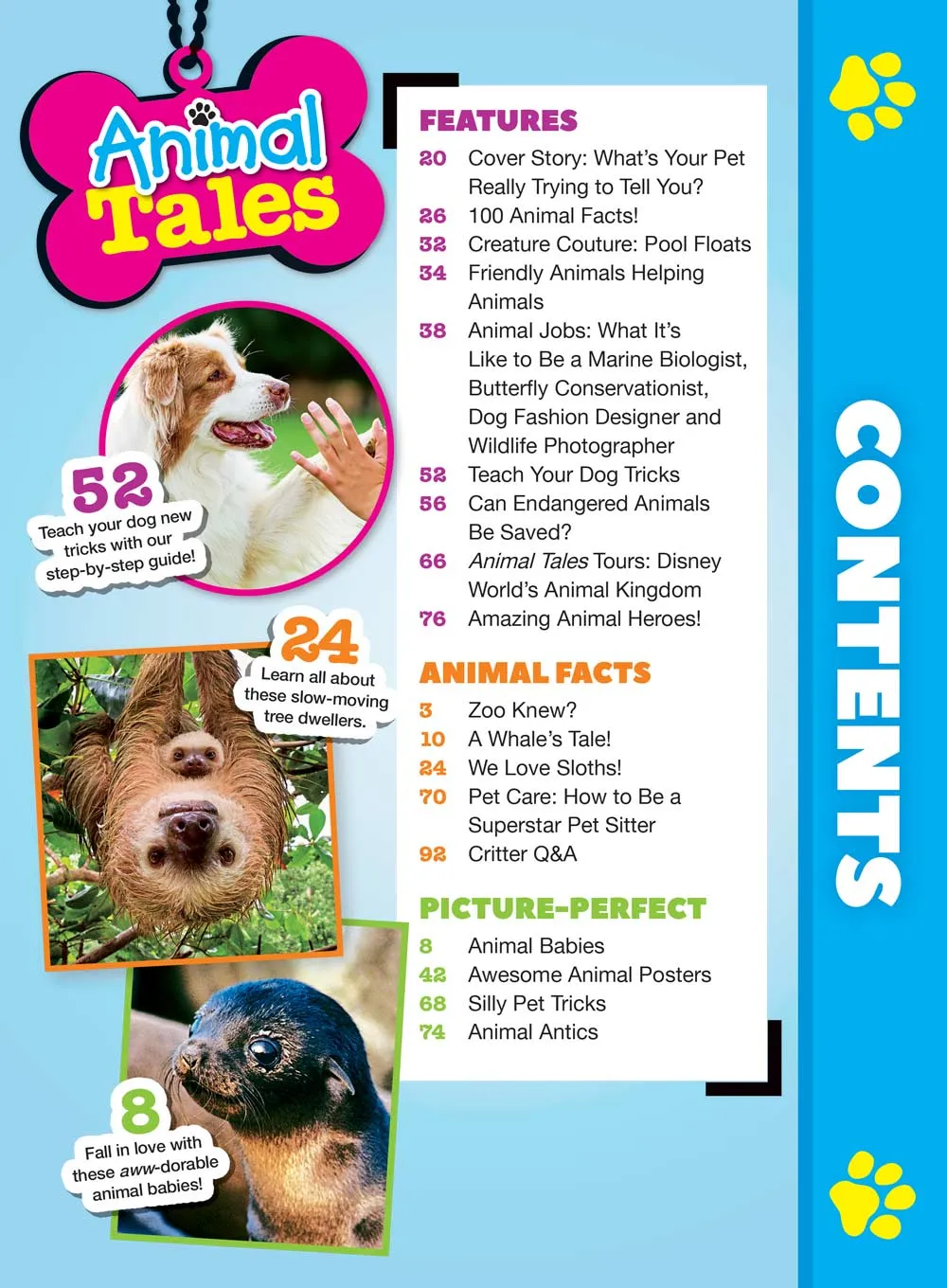 Animal Tales - How To Be A Pet Whisperer: 100  Animal Facts, 10 Free Posters, 4 Animal Jobs, Can You Read Your Pet's Mind, Critter Q&A, Animal Heroes, Photo Special, Rescues, Trivia, Spelling & More!