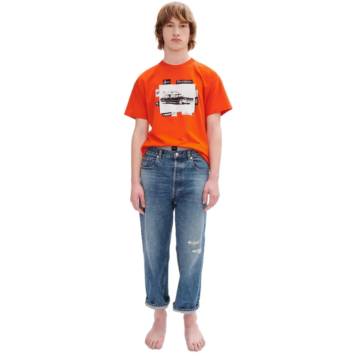 A.P.C x JW Anderson T-Shirt Jo B. Orange