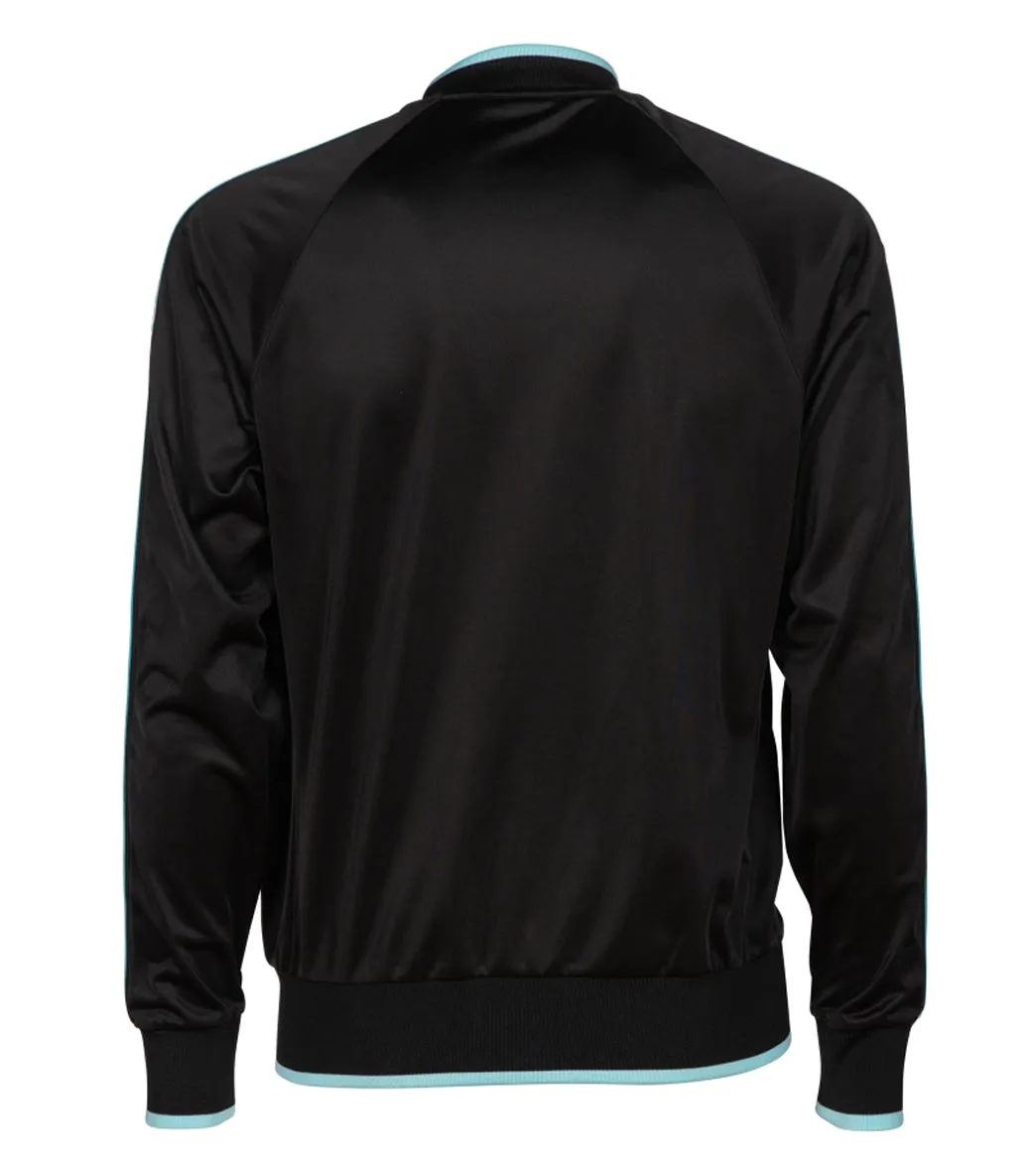 Arena Unisex Relax IV Logo Team Jacket Black/White/Blue Diamond