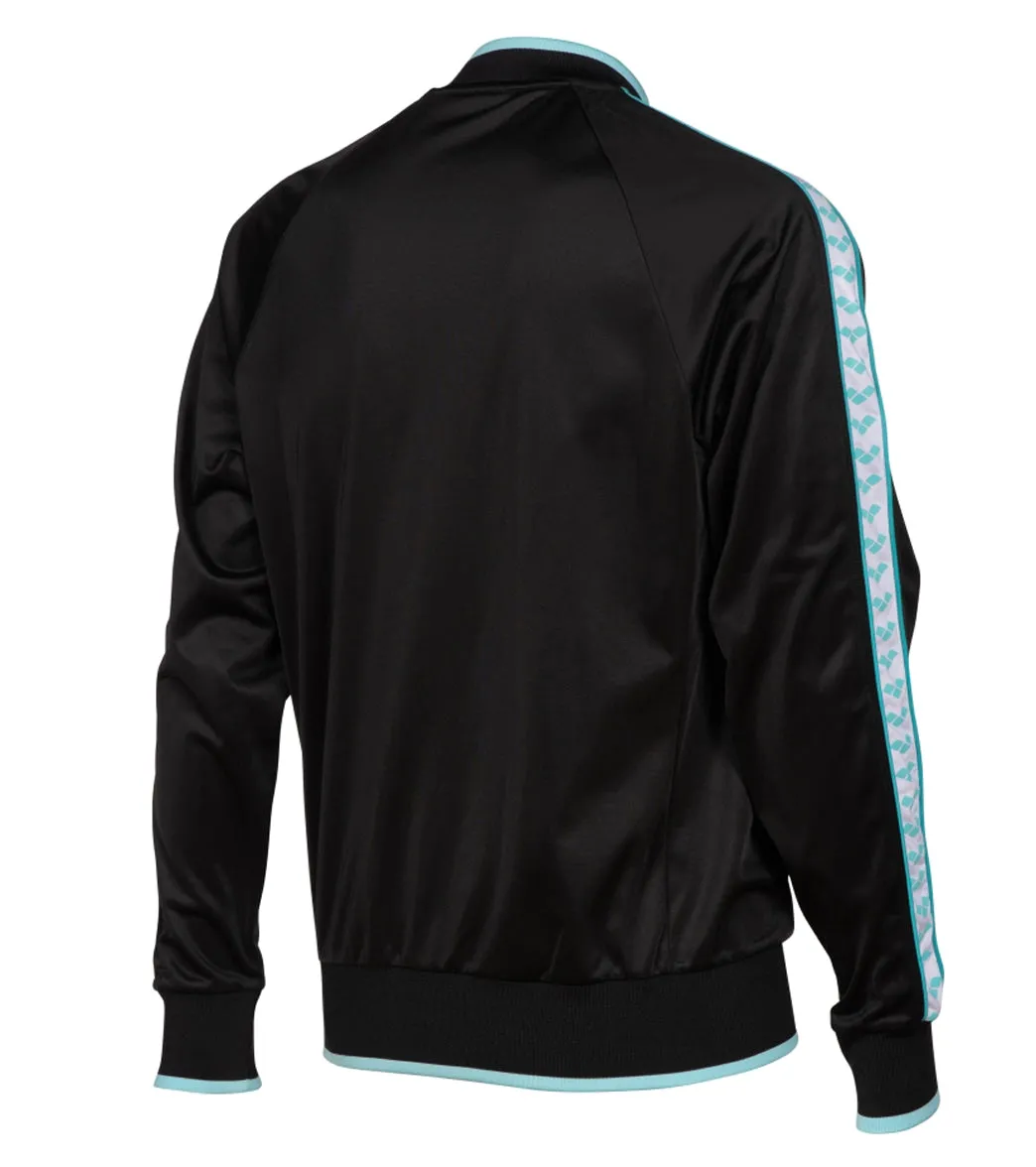 Arena Unisex Relax IV Logo Team Jacket Black/White/Blue Diamond