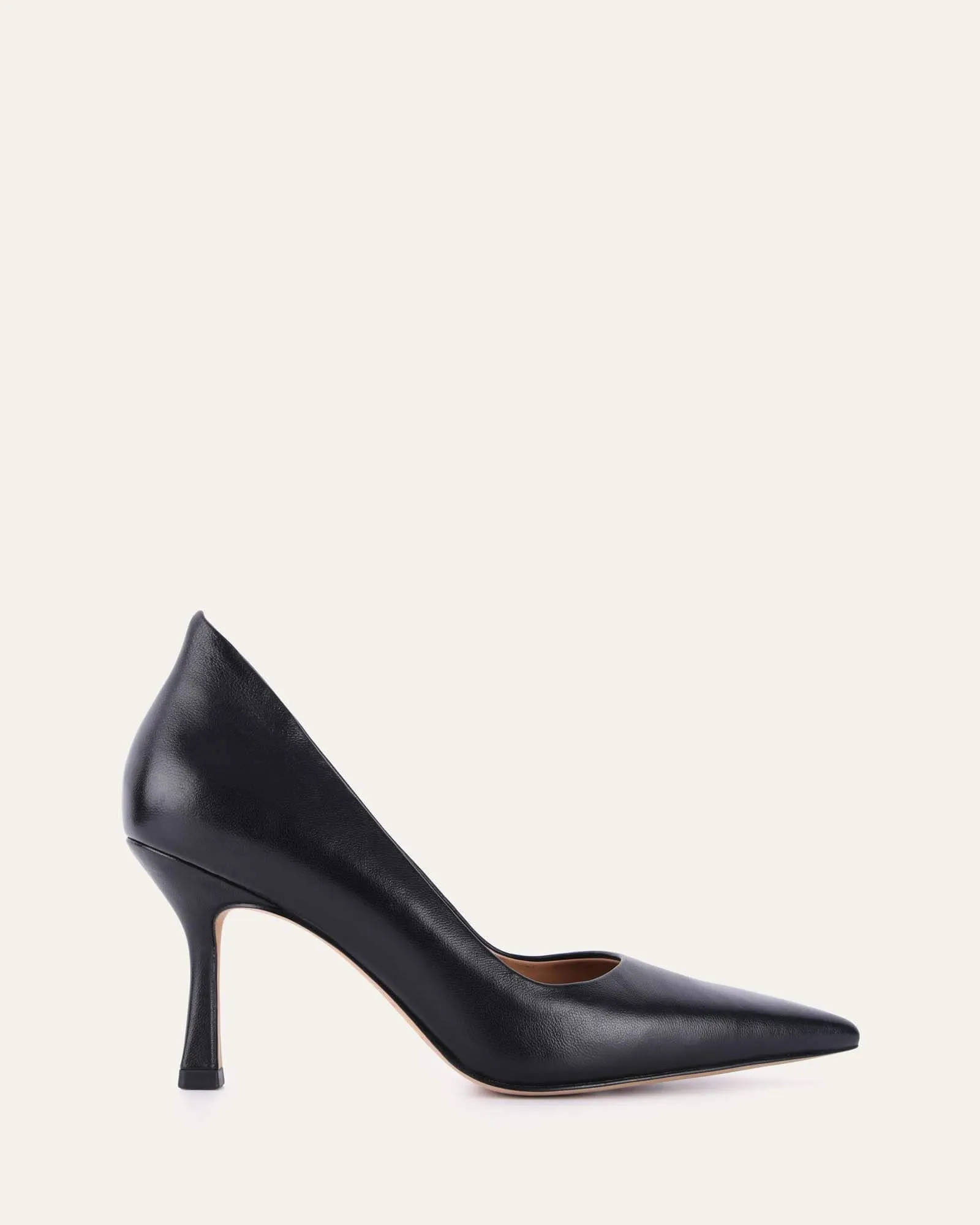 ASPIRE HIGH HEELS BLACK LEATHER