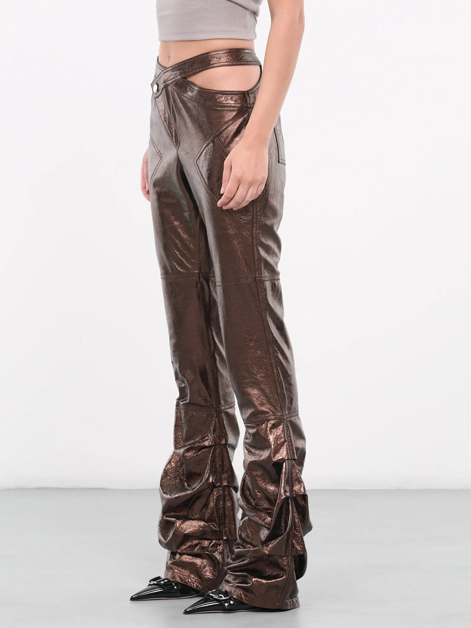 Asymmetric Trousers (PA113367911793-NUDE)