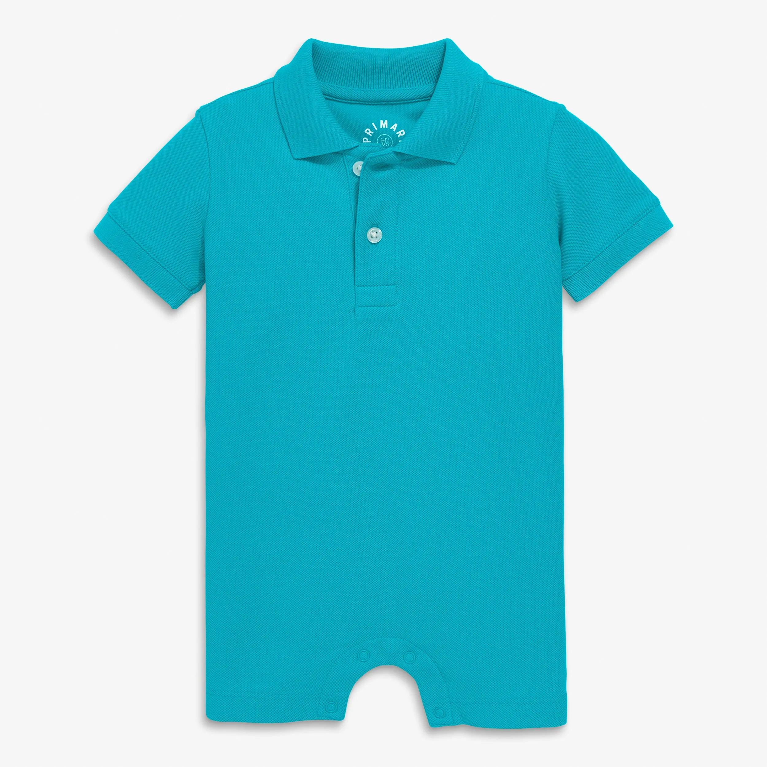 Baby pique polo shortie