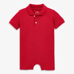 Baby pique polo shortie