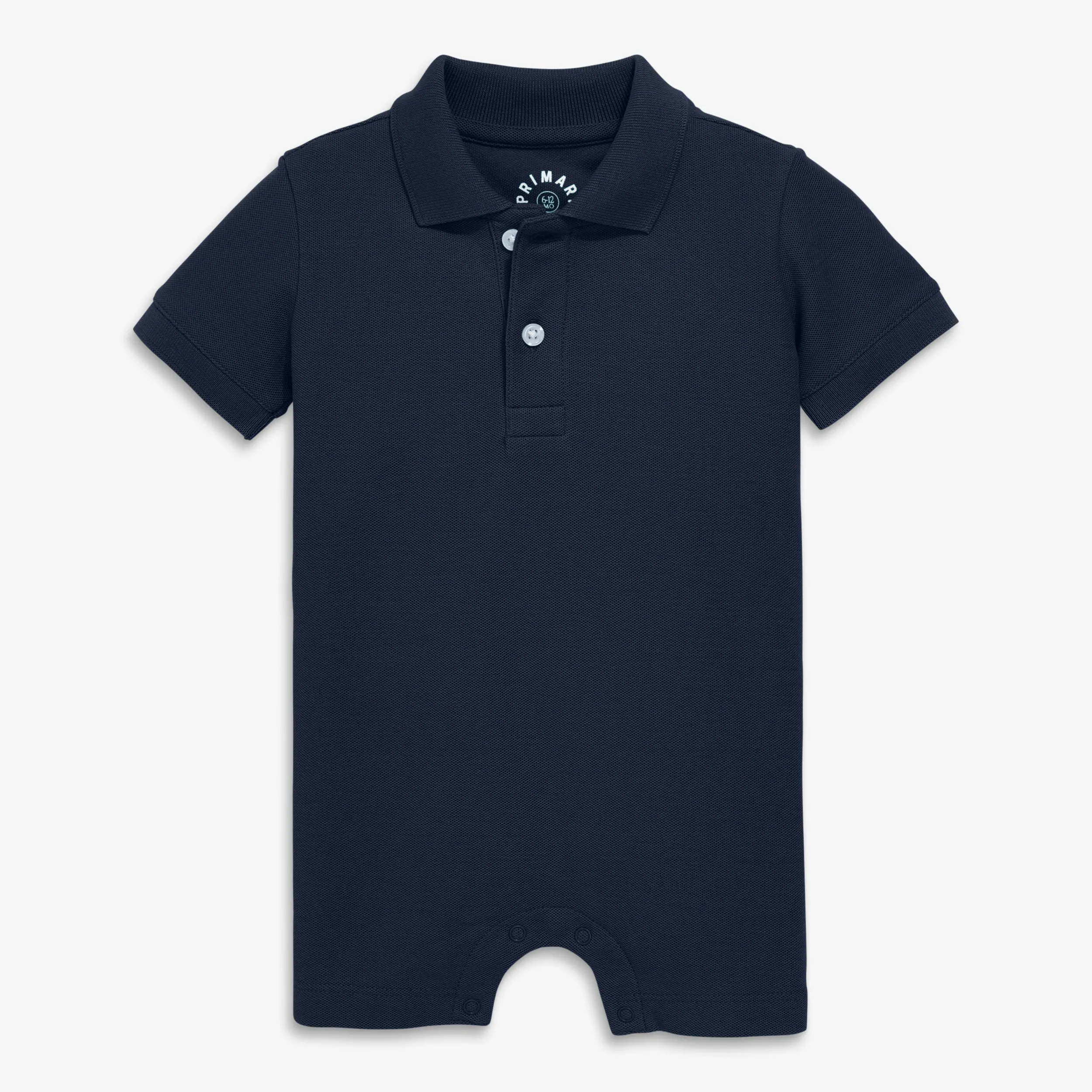 Baby pique polo shortie