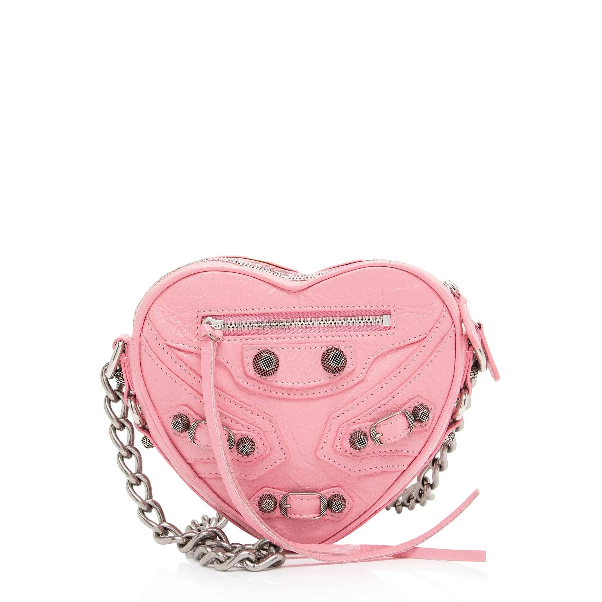 Balenciaga Agneau Le Cagole Heart Mini Bag (SHF-1JVApo)