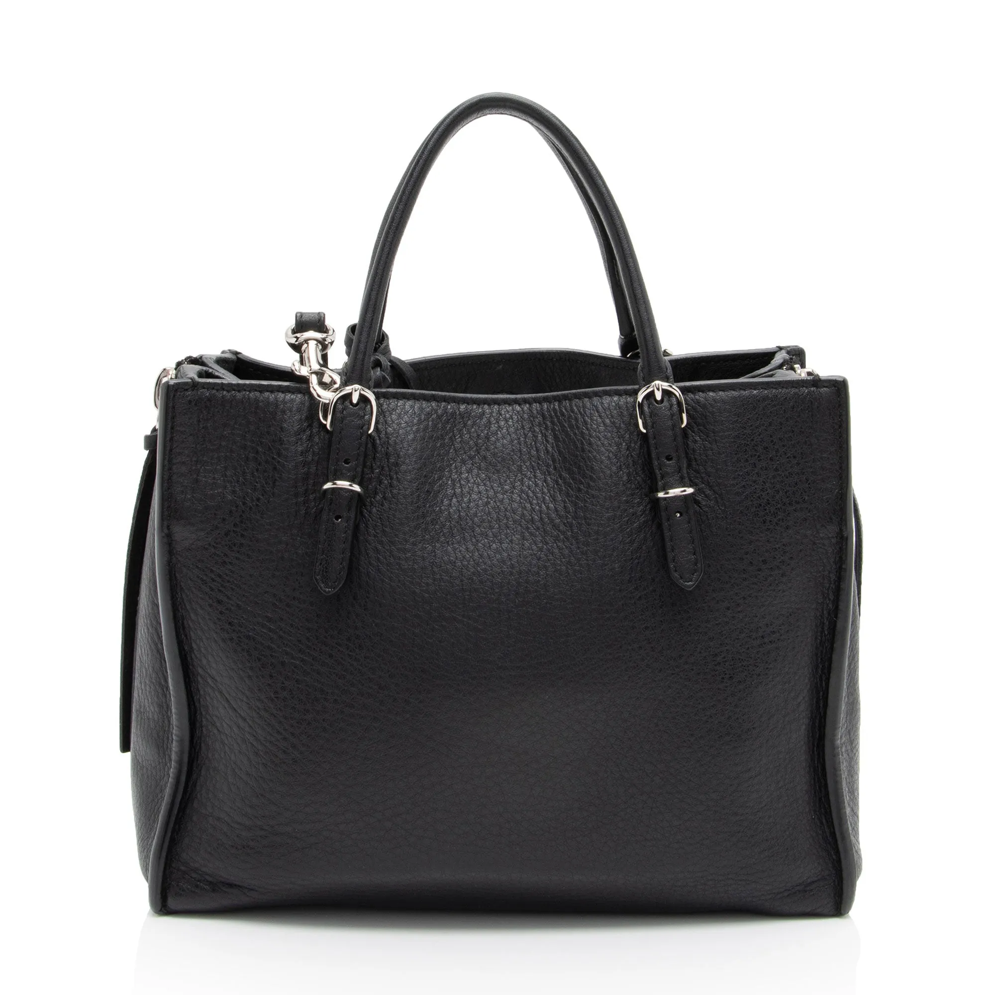 Balenciaga Calfskin Papier A4 Zip Around Mini Tote (SHF-UJ4lBR)