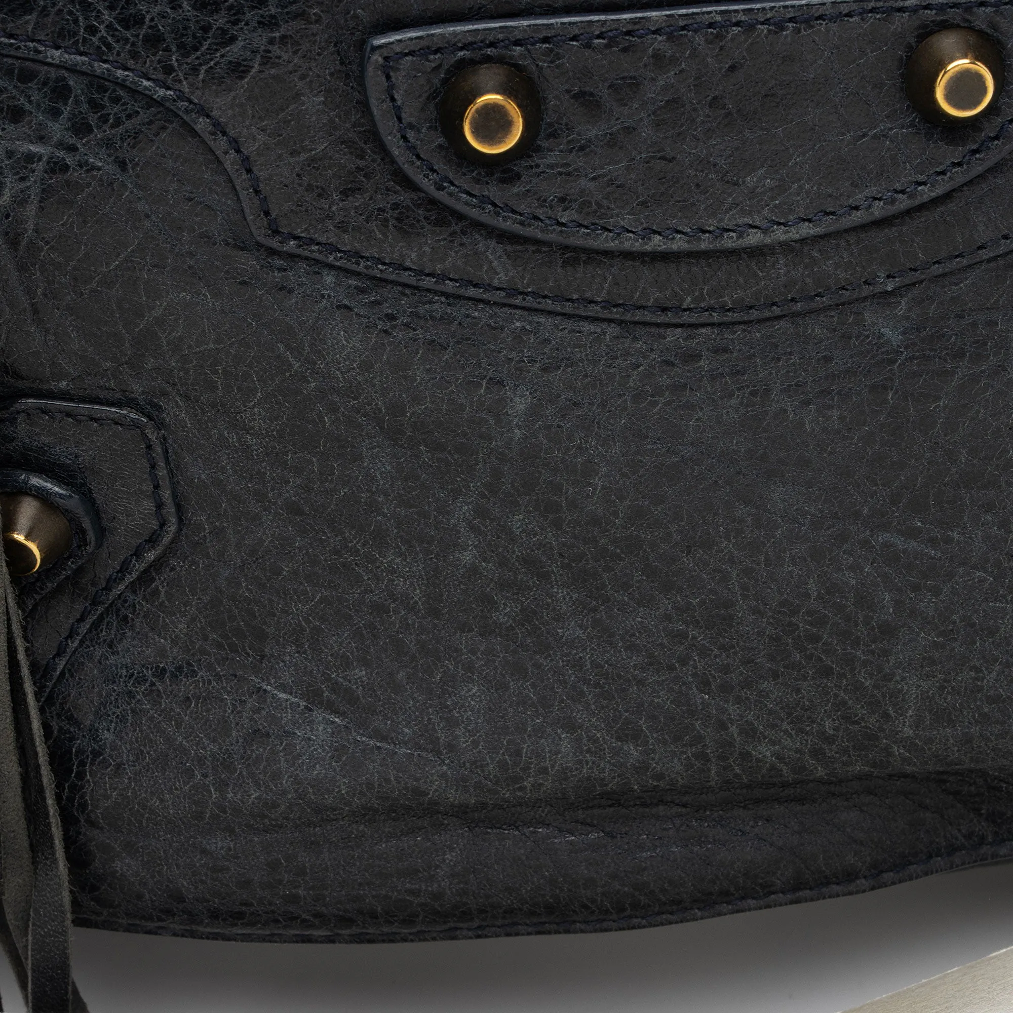 Balenciaga Leather Folk Messenger (SHF-Z9DeZO)