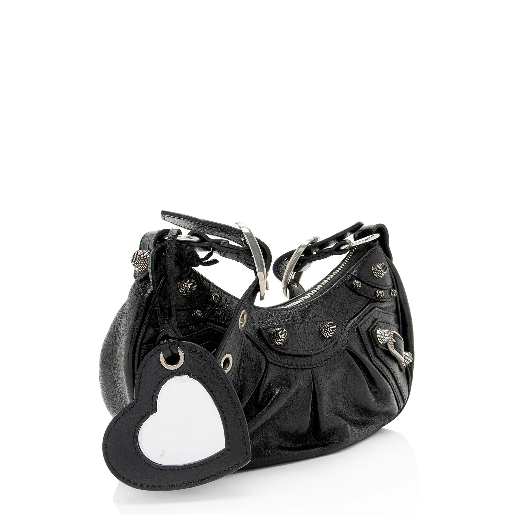 Balenciaga Leather Le Cagole XS Shoulder Bag (SHF-COlowa)