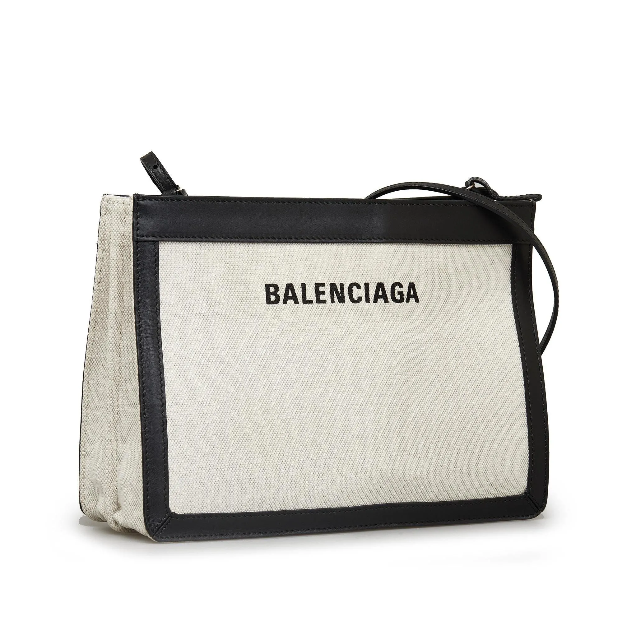 Balenciaga Navy Pochette Crossbody (SHG-J5vDeJ)