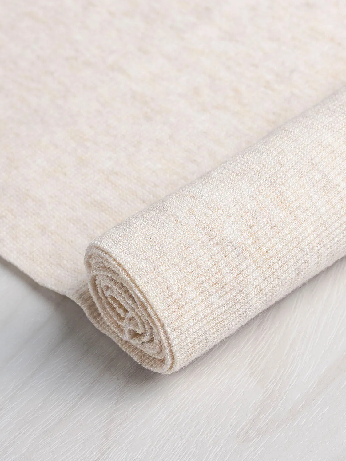 Bamboo/Cotton 2x2 Baby Rib - Almond