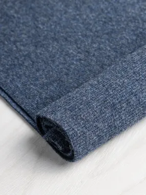 Bamboo/Cotton 2x2 Baby Rib - Heather Blue