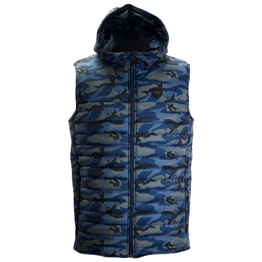 BAUER ADULT CAMO HOODED PUFFER VEST JACKET