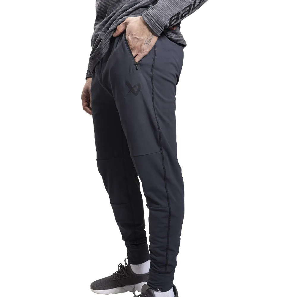 BAUER FLC PERFORMANCE WARMTH ADULT BLACK JOGGERS