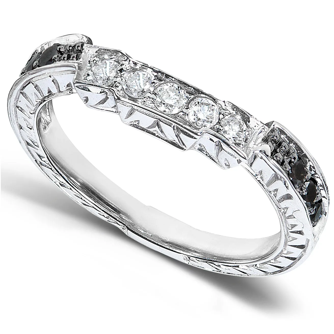 Black & White Diamond Band