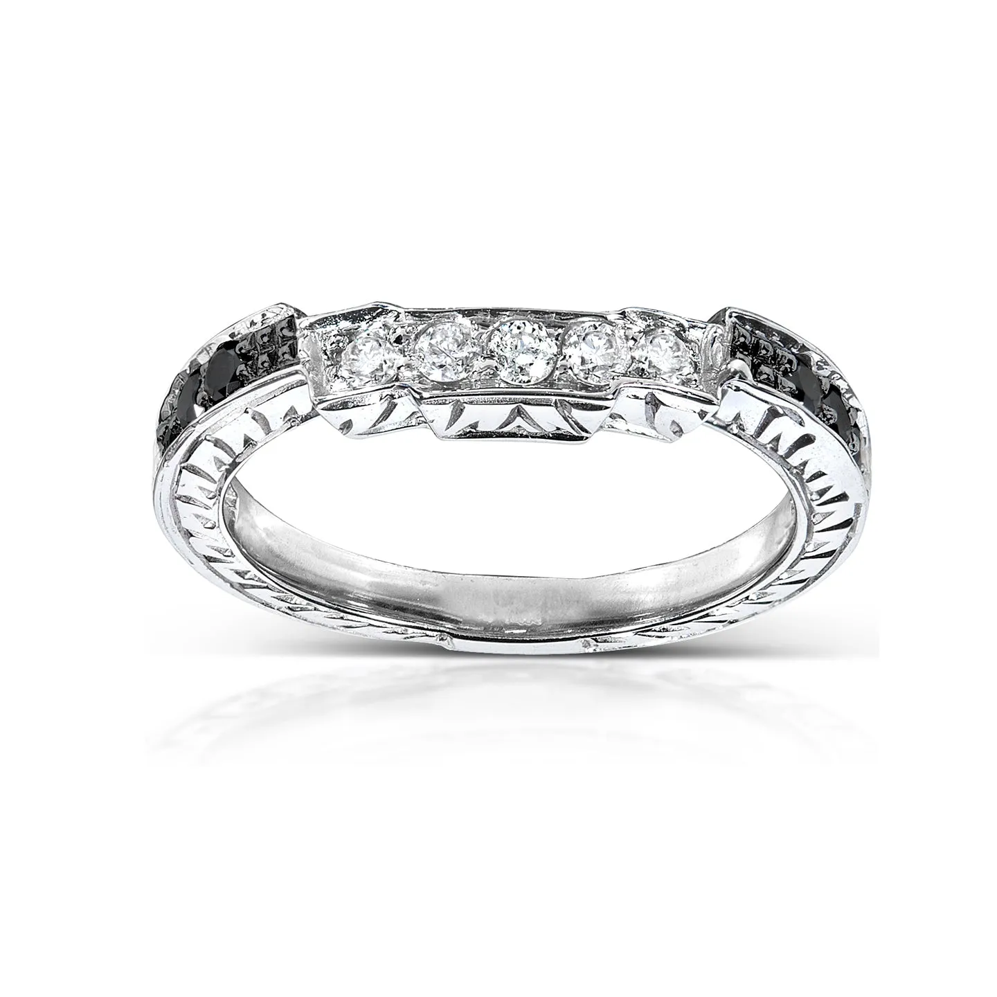 Black & White Diamond Band