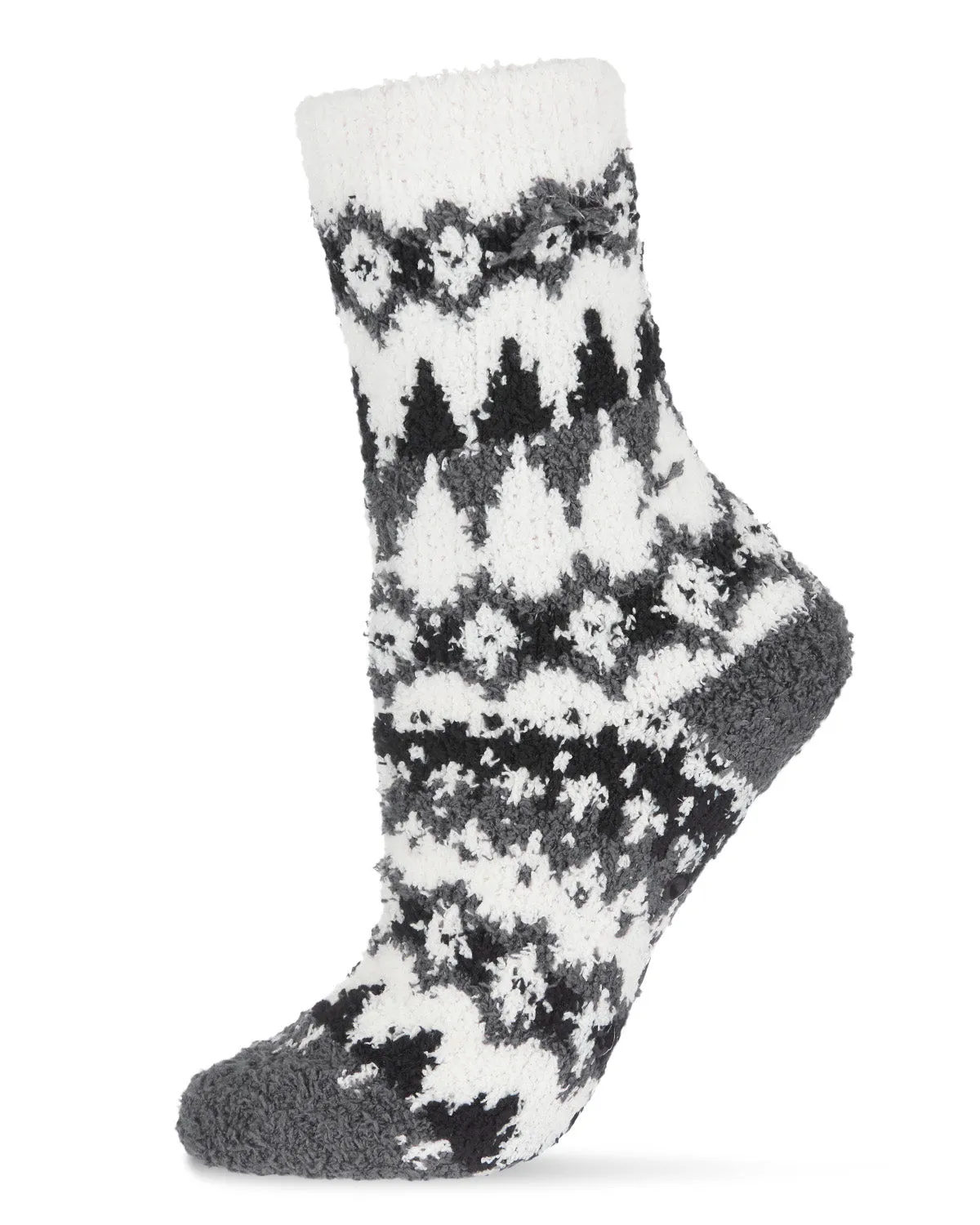 Black & White Diamond Cozy Sock & Legging Set