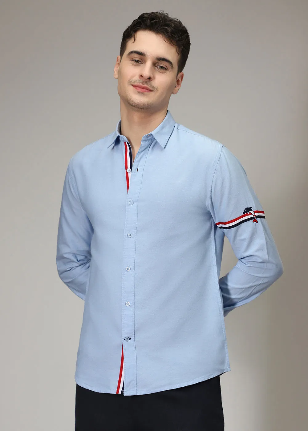 Blue Dolphin Oxford Shirt