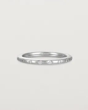 Bold Curve Ring | 2mm | Diamonds