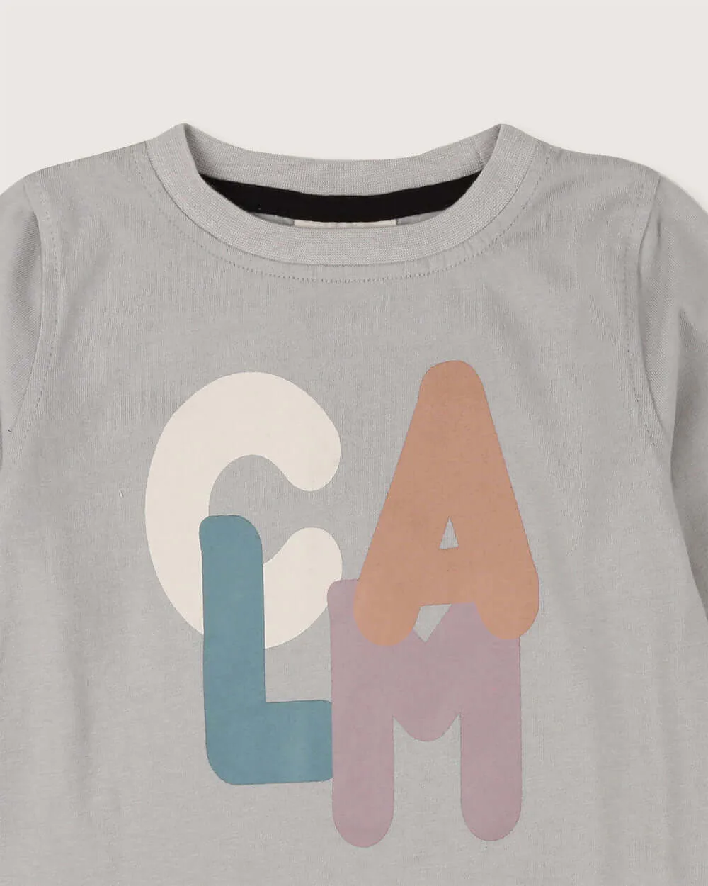 Calm Print Long-Sleeve Top