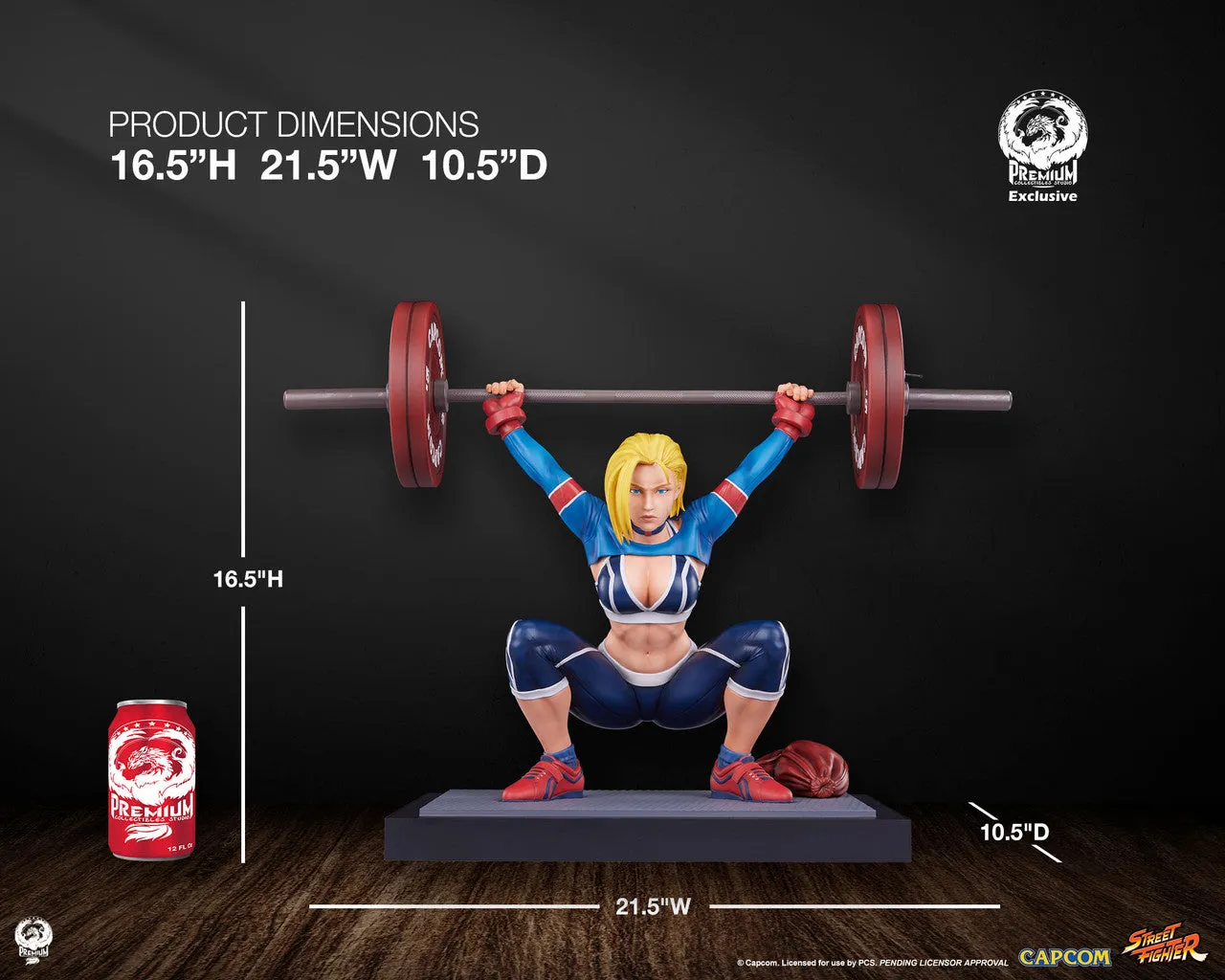 Cammy Powerlifting (SF6 Edition) 1/4 Scale Statue