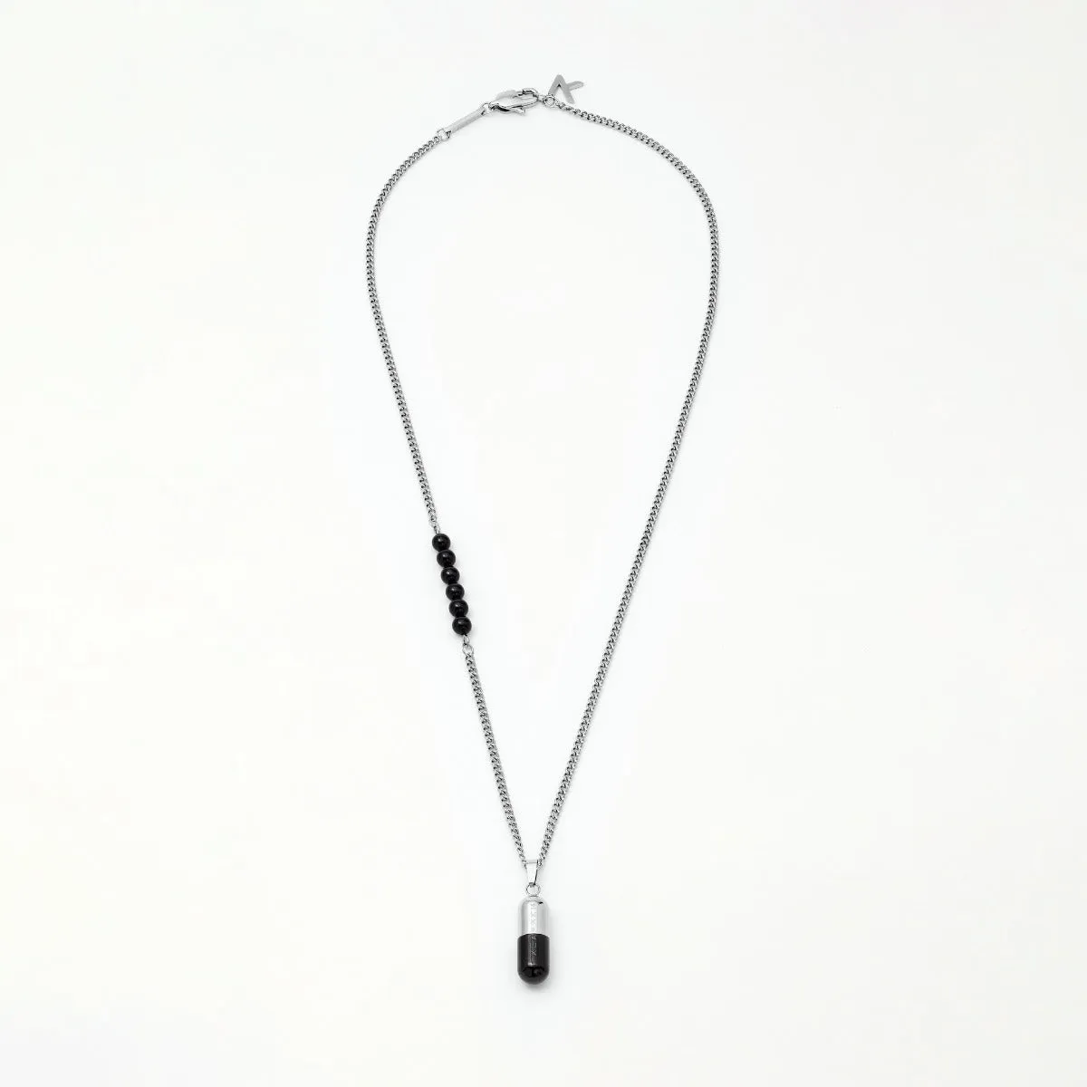 Capsule Necklace Black Onyx (470mm)