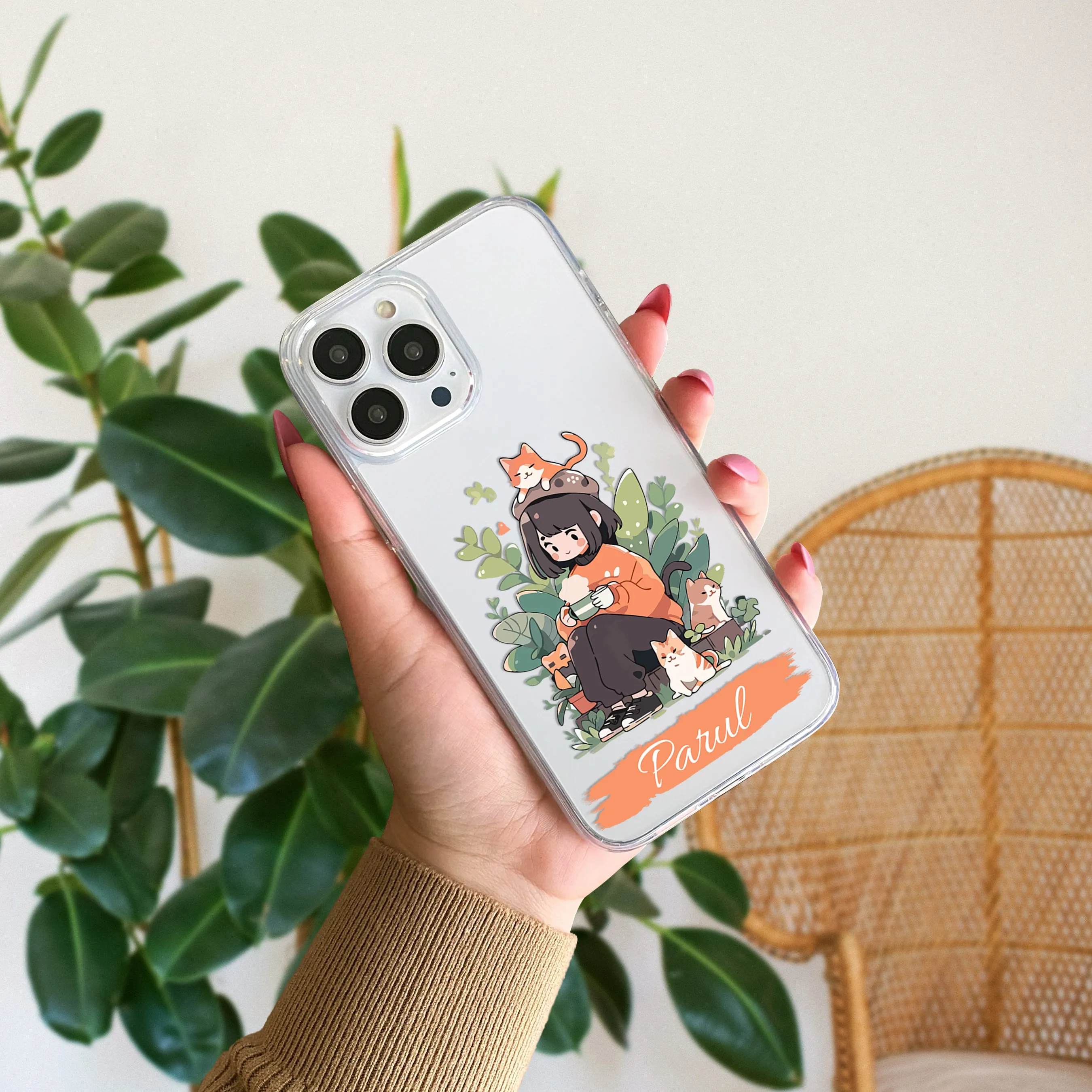 Cat Lover Customize Transparent Silicon Case For Redmi/Xiaomi